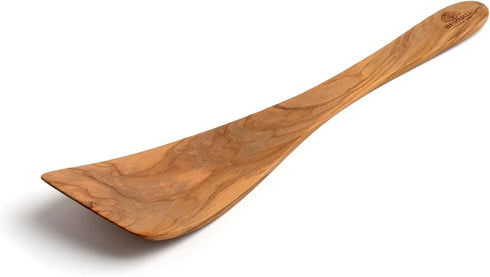Handcrafted Curved Spatula, Brown by Berard 66475 French Olive-Wood