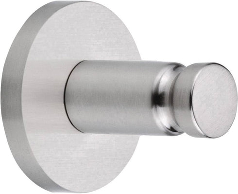 tesa Moon Bathroom Hook, No Drill Chromed Metal Self-Adhesive Hook, Waterproof, Round Design