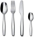 Alessi ANF06/8 Itsumo Coffee Spoon Set, 6 Pieces in 18/10 Stainless Steel
