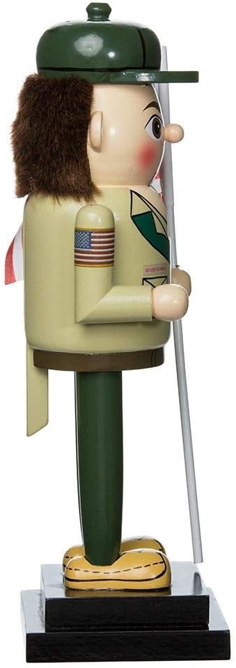 Kurt Adler 12.5" Nutcracker - Wooden Boy Scout