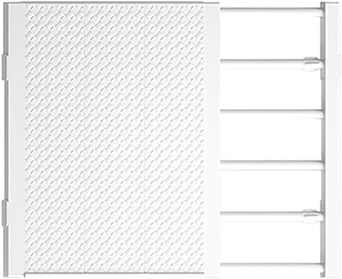 LIYIVNAA Closet 16.54'' Extendable Shelf Tension Rod Adjustable Clothes Hanger DIY Cabinet Storage Holder Wardrobe