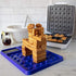 Brick Building Construction Eating Plate - Stack & Build Your Brick-Shaped Waffles on Fun Novelty Plate - as Seen on Kickstarter - Fun Gift, Waffle Maker Not Included