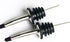 Swpeet 15 Pcs Stainless Steel Liquor Bottle Speed Pourers with Rubber Dust Caps for Pubs, Clubs, Restaurants, Bars