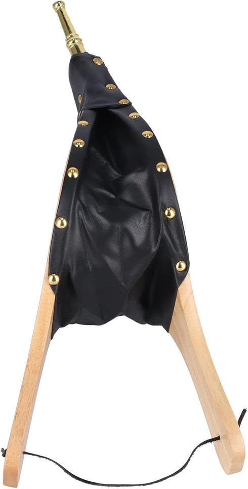 Wood Bellows Fire Fireplace Tools - Durable Solid Wood Blower for Outdoor Cooking and Barbecue
