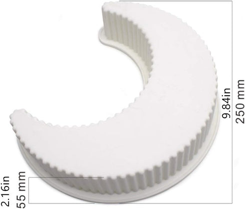 Moon Mould Silicone Baking Accessory, Cake Mousse Dessert Pastry Pan, Bread Pizza Baking Mould Kitchen Tools