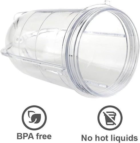 2 PCS 16OZ Replacement Cups for Magic Bullet Blender Jar, Compatible with 250W MB1001 Series Juicer Mixer