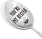 Tea Spoon Gift for Women and Men - Stainless Steel Spoon for Birthday, Christmas, Friendship, and Valentine Gifts