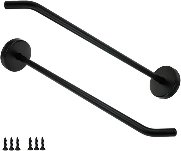 Long Hook Stainless Steel Coat Hook, Robe Hanger Wall Mount Hook, 200mm/8 Length - 2pcs