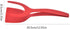 2 in 1 Grip and Flip Spatula Tongs Egg Flipper Tong Fried Egg Double Spatula, Non-Stick Food Clip Egg Turner Pancake Fish French Toast Omelet Making for Home Kitchen Cooking Tool (red), large by Molandra Products