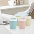 QLFJ-FurDec 4 8 Countertop Pcs Plastic Mini Trash Can Wastebasket with Rolls Trash Bags, Tiny Bathroom Trash Can