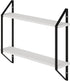 24" 2 Wallniture Ponza Floating Shelves for Living Room Decor, Bookshelf Wall Decor, Tier Bathroom Organizer & Kitchen