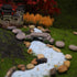Yardwe Miniature Garden Bridge Statue Set, Micro Landscape Decorations, Stepping Stone DIY Mini Resin Bridge, Bonsai