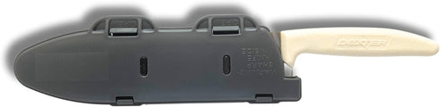 BladeGuard Knife Blade Cover, Non-Slip Dishwasher Safe Sheath, 10in Grey