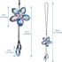 Crystal Flower Rear View Mirror Pendant, Colorful Car Hanging Ornament, Lucky Accessory