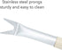 Pizza Bubble Popper Spinner Fork, Aluminum 17.5 inch with Wooden Handle, 2-Pack, Outdoor Pizza Oven Accessories