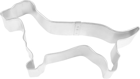 R&M Dachsund Cookie Cutter, 5" in Durable Tinplated Steel