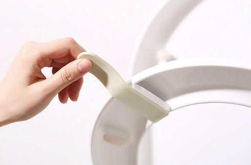 Daycount 4-Pack Toilet Cover Extractor Lid Lifter Holder - Self Adhesive Toilet Lid Protector