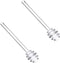 glasstore Glass Honey Dipper Sticks,Honey Dipper Spoons Stick Bee Honey Spoon Stirring Scooper