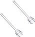 glasstore Glass Honey Dipper Sticks,Honey Dipper Spoons Stick Bee Honey Spoon Stirring Scooper