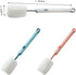 Bottle Brush Long Handle Cleaner, Detachable Sponge for Cups, Wine Glasses, Baby Bottles (3 PCS)