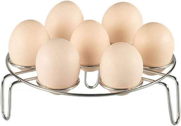 Egg Steamer Rack Alamic Egg Rack Steamer Trivet Basket Stand for Instant Pot Accessories, Stainless Steel