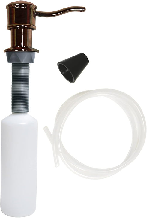 Danco 10042 Oil Rubbed Bronze Soap Dispenser with Curved Nozzle, 1 Pack