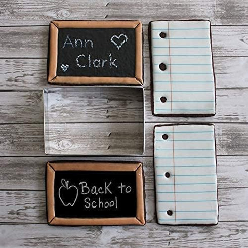 Ann Clark Cookie Cutters Back to School and Teacher Appreciation, 5-Pc. Set Made in USA, Apple, Pencil, Crayon,