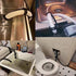 Universal Adjustable Shape Drain Hose Guide Assembly for Kitchen Sink, Laundry Tub, Fits All Drain Hose