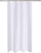 N&Y HOME Fabric Shower Curtain Liner, 40 x 72 inches, Washable, Water Repellent, White