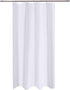 N&Y HOME Fabric Shower Curtain Liner, 40 x 72 inches, Washable, Water Repellent, White