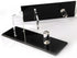 WANLIAN Knife Holder Display Stand for Fixed Blade Knife Collection, Single Knife Home Decor (Black)