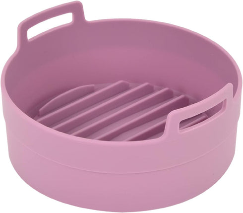 jNE Premium Air Fryer Silicone Pot, 6.3 Inches, Food Safe Oven Accessories, Easy to Clean, Replacement for Parchment