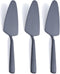 Matte Black Cake Pie Server, 9.4-inch Stainless Steel Heavy Duty Pizza Spatula, Set of 3
