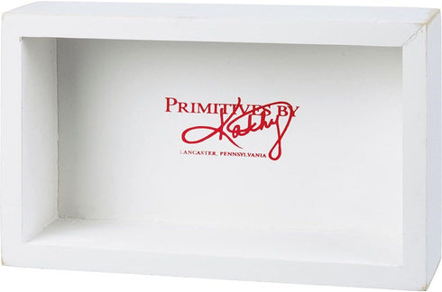 Primitives by Kathy Box Sign, Deck The Halls and Not Your Family, 6.5 x 4 x 1.75-inch