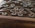 New Age Imports Floral Carved Handmade Wooden Box, 4 x 6 Inches for Jewelry & Small Treasures