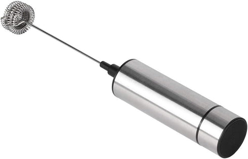 Milk Frother Handheld Foam Maker, Stainless Steel Coffee Stirrer Mixer Blender, Electric Egg Beater Kitchen Utensils