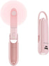 Pink Handheld Fan, Portable Bullet Shape 3000mAh USB Rechargeable 6 IN 1 Personal Fan for Travel