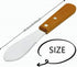 RTXANFYZ (4 Pack) Stainless Steel Butter Spreader Butter Knife Spreader with Wood Handle for Butter, Cheese, Cream