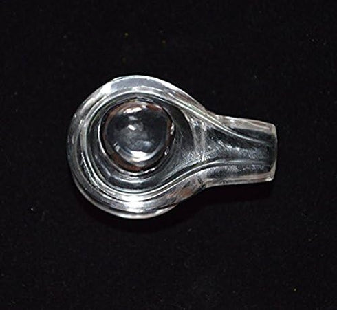 IS4A Blessed & Energized Crystal Quartz Sphatik Shivling Shiva Lingam 25-30 Grams