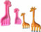 2Pcs/Set Giraffe Fondant Molds - Animal Silicone Gum Paste Sugarcraft Cake Decorating Tool