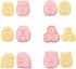 Cookie Cutter Set, 6pcs Kids Cake Decoration 3D Mini Cartoon Animal Baking Tool