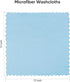 48 Pack, Sets 12 12 inches, Orighty Ultra Soft Washcloths Premium Microfiber Towel x Absorbent and Quick Drying Coral