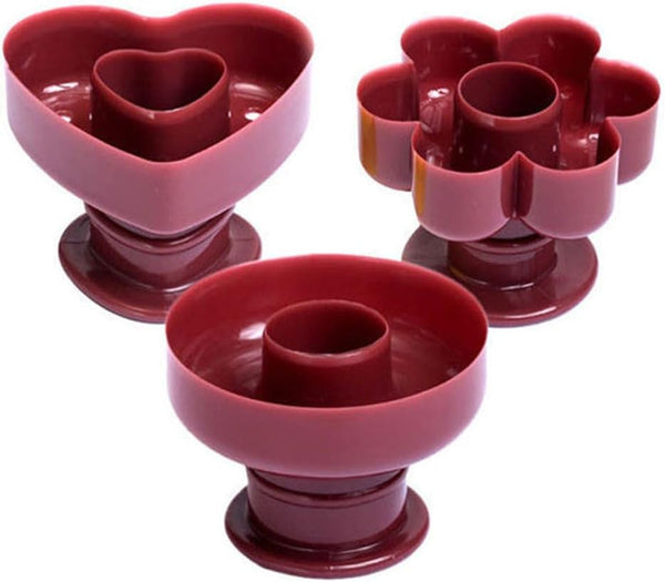 Unomor 3pcs Baking Mold, Donut Cake Pan, Muffin Donut Pan, Flower Donut Baking Cups, Bakeware