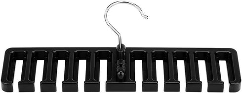 Haofy Tie Belt Scarf Organizer, Storage Rack for Ties, Belts, Scarves, Sunglasses, Watches, Sturdy Plastic Closet