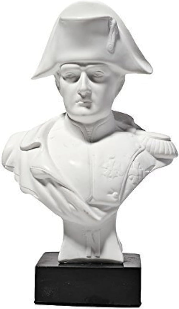 Danila-Souvenirs French Emperor Napoleon Bonaparte Marble Bust Statue Sculpture, 5.2'' White (13 cm)