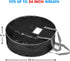 Propik Wreath Storage Bag 24" - Tear Resistant Holiday Container with Heavy Duty Handles and Transparent Card Slot, 24”