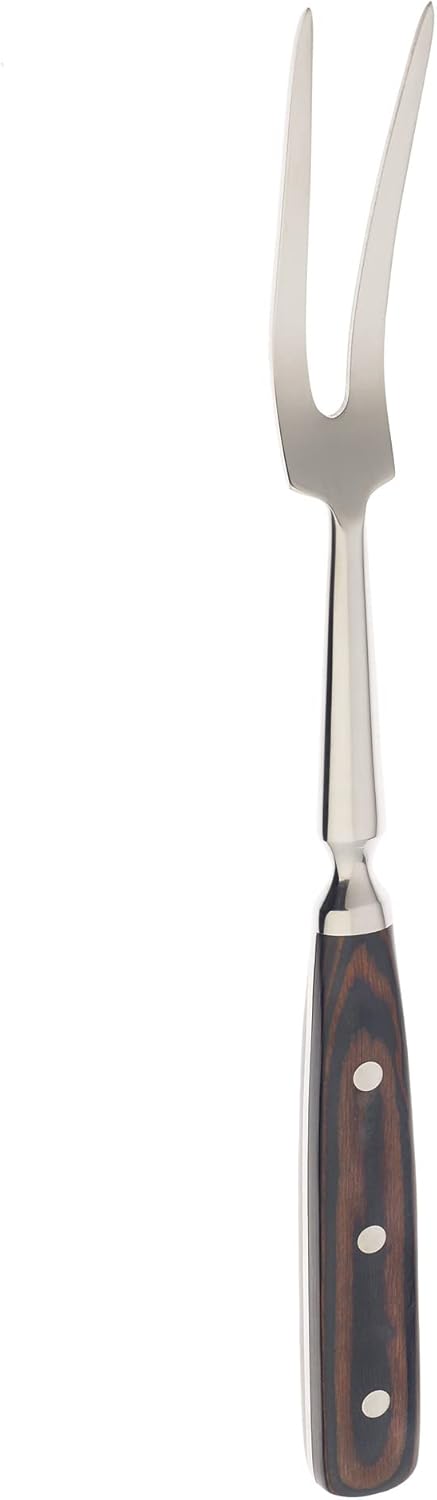 Mercer Culinary Praxis Forged Fork with Wood Handle, 12-1/4 Inch