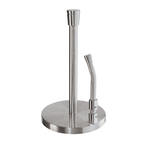 OGGI Stainless Steel Paper Towel Holder, 13" Height, with Tension Arm and Tear Bar