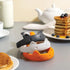Set 3 OTOTO PanCats Egg Ring of - Silicone Egg Rings for Frying Eggs, Non Stick Fried Egg Cooker Ring, Cat Gifts