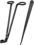 SUMAJU 2 in 1 Candle Accessory Set, Wick Trimmer & Dipper, Stainless Steel Cutter for Candle Lovers (Black)
